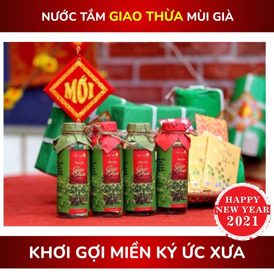 [Quà Tết Tân Sửu] Nước tắm giao thừa Mùi già Mộc Hương [GỘT BỎ XUI XẺO - MANG LẠI MAY MẮN CHO GIA CHỦ]