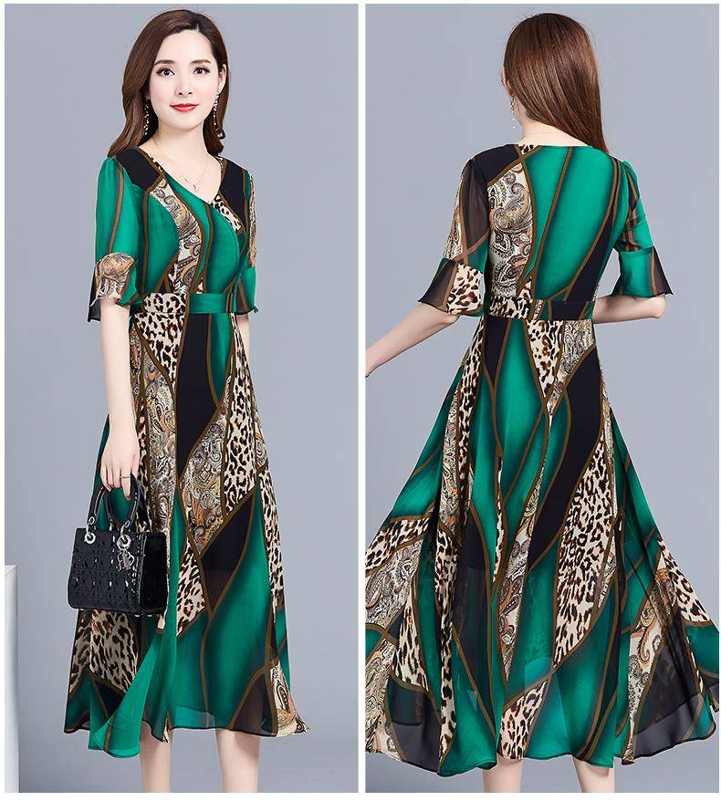 Đầm Dài Họa Tiết Da Báo Thời Trang Hè 2021 Cho Nữ | BigBuy360 - bigbuy360.vn