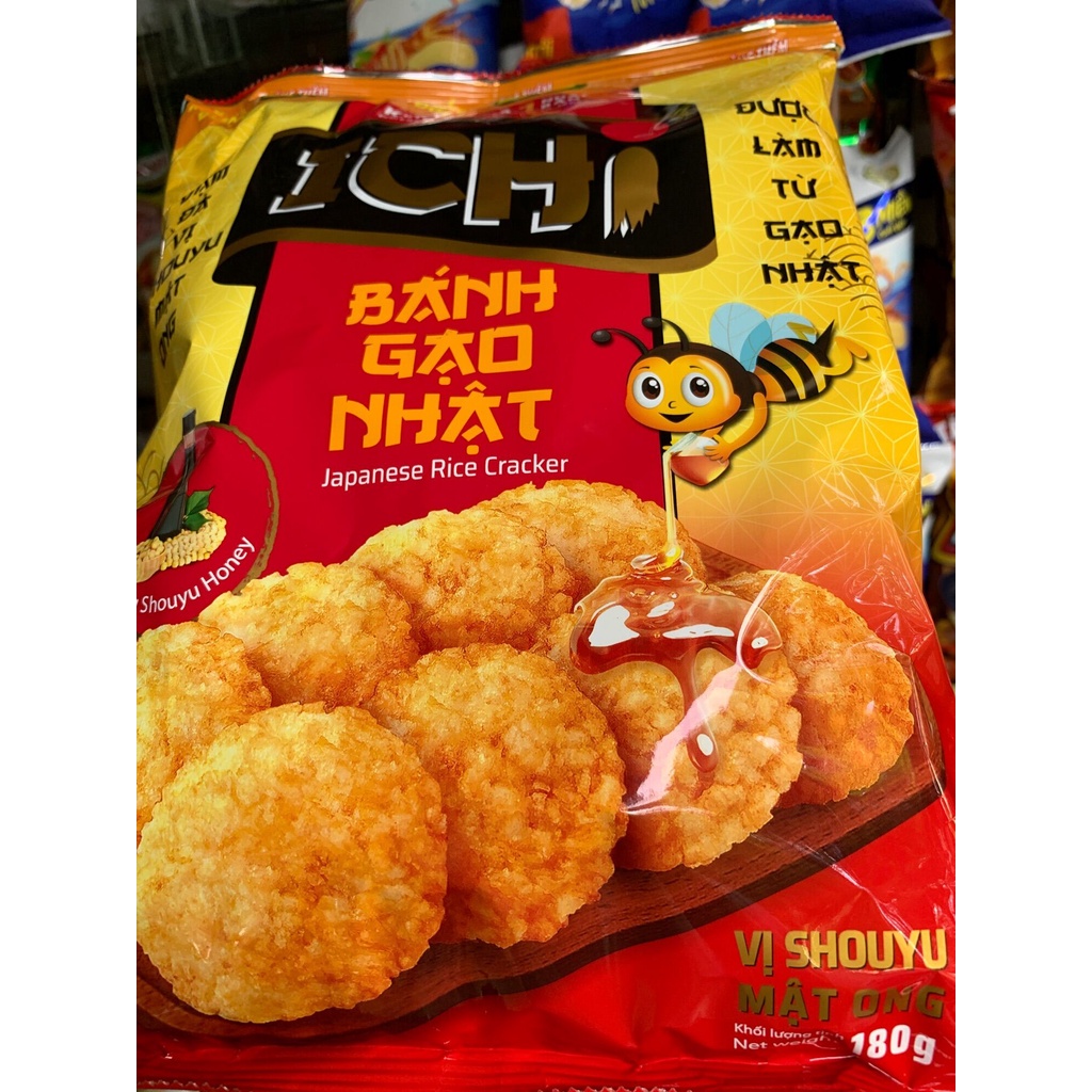 Bánh gạo Nhật mật ong Ichi gói 100g/180g