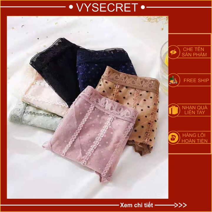 Quần lót ren cao cấp viền sóng gợi cảm  C4