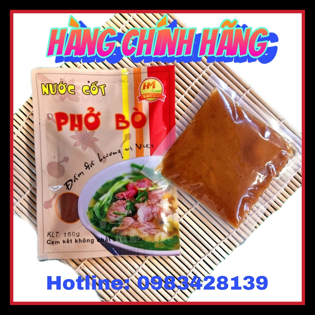 Cốt phở bò HMFOODS, gia vị phở bò hoàn chỉnh, nấu phở bò tại nhà