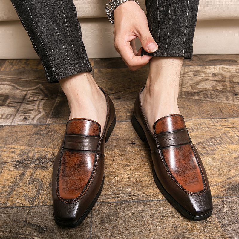 Elegant fashionable loafers for large men 38 - 48