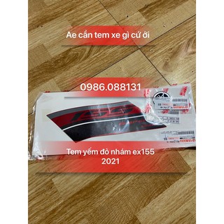 Tem yếm trái đỏ nhám ex155VVA zin chính hãng