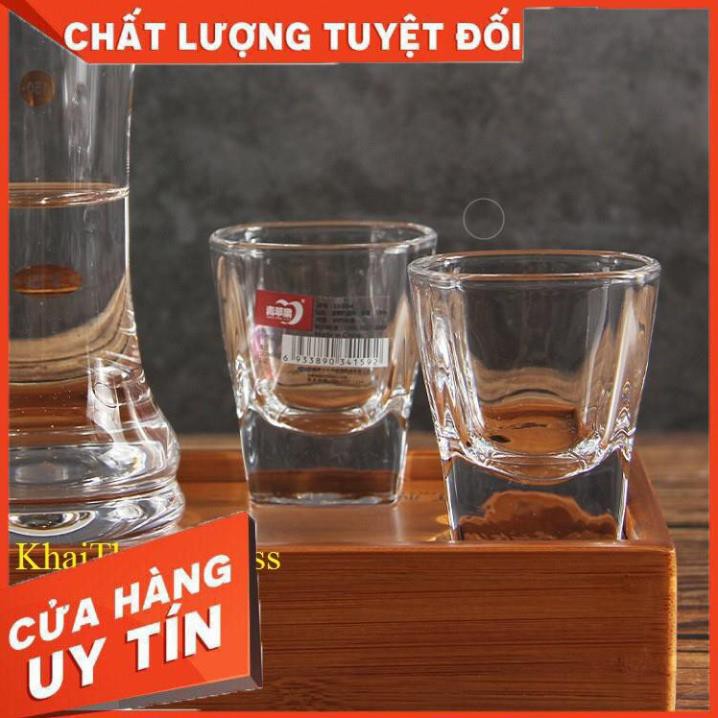 [Giá Gốc] Bộ Ly Thuỷ Tinh Đế Dày Deli Y5592 Dung Tích 20ml Số Lượng Lớn Giảm Cực Mạnh