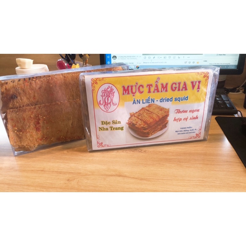 Mực cán tẩm vị