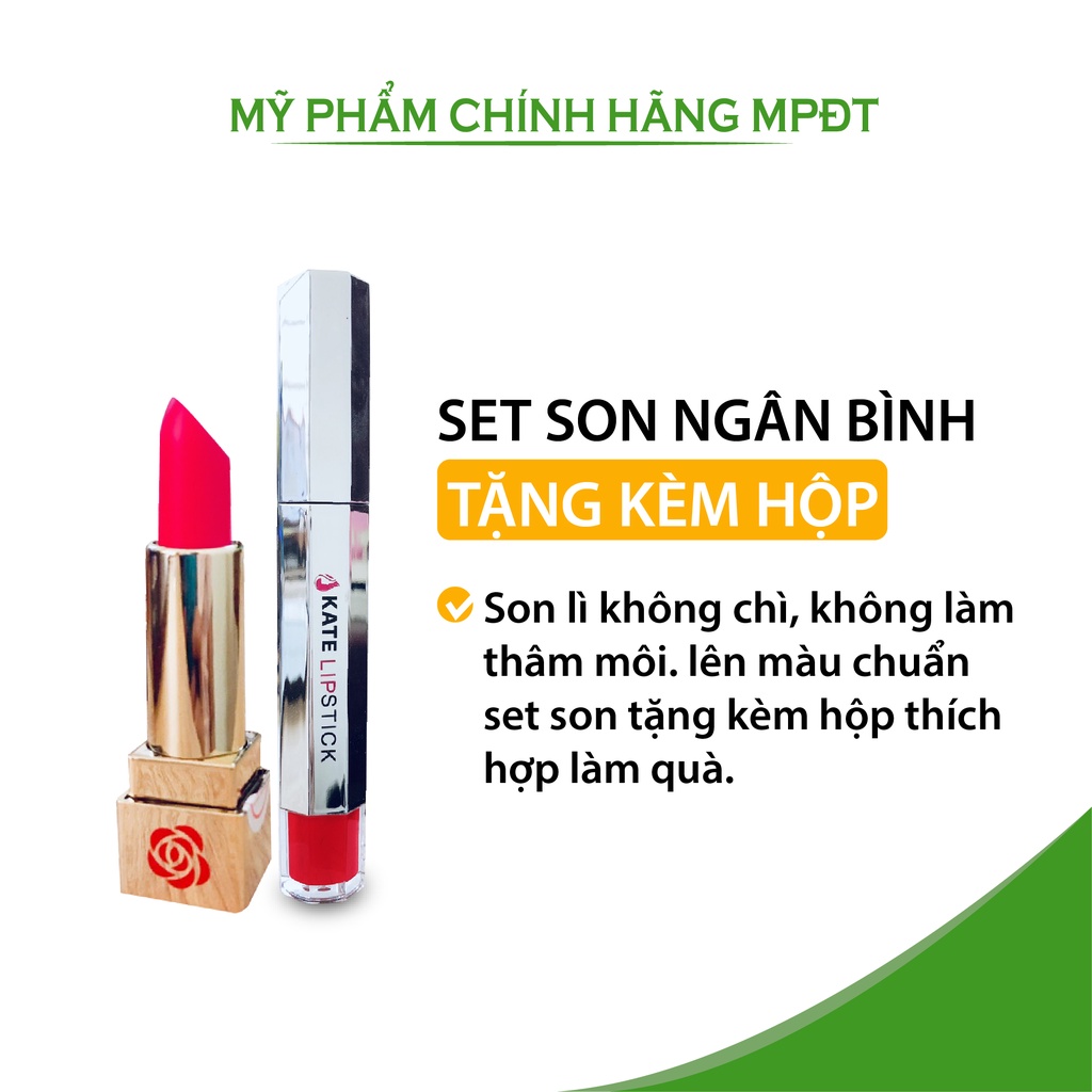 Son kem lì ngân bình bền màu lâu trôi 24h