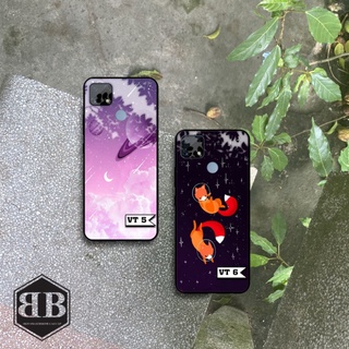 Ốp lưng kính cường lực Realme C25 / Realme C25s vũ trụ bao la