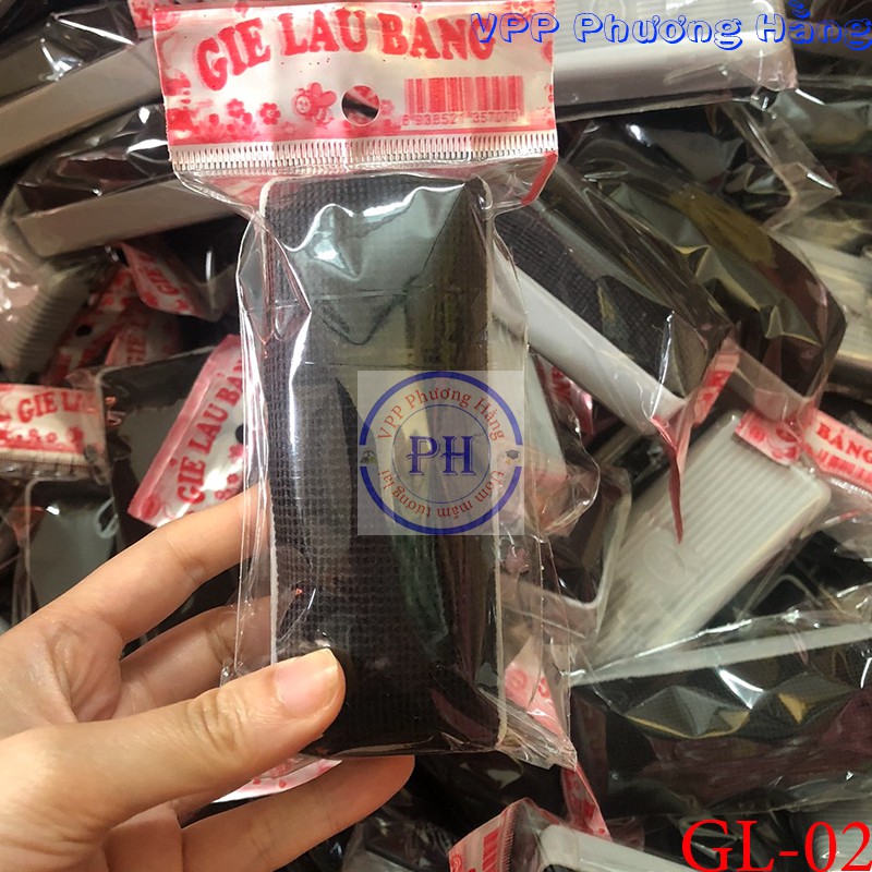 Bông lau bảng, xóa bảng. Giẻ lau bảng cầm tay