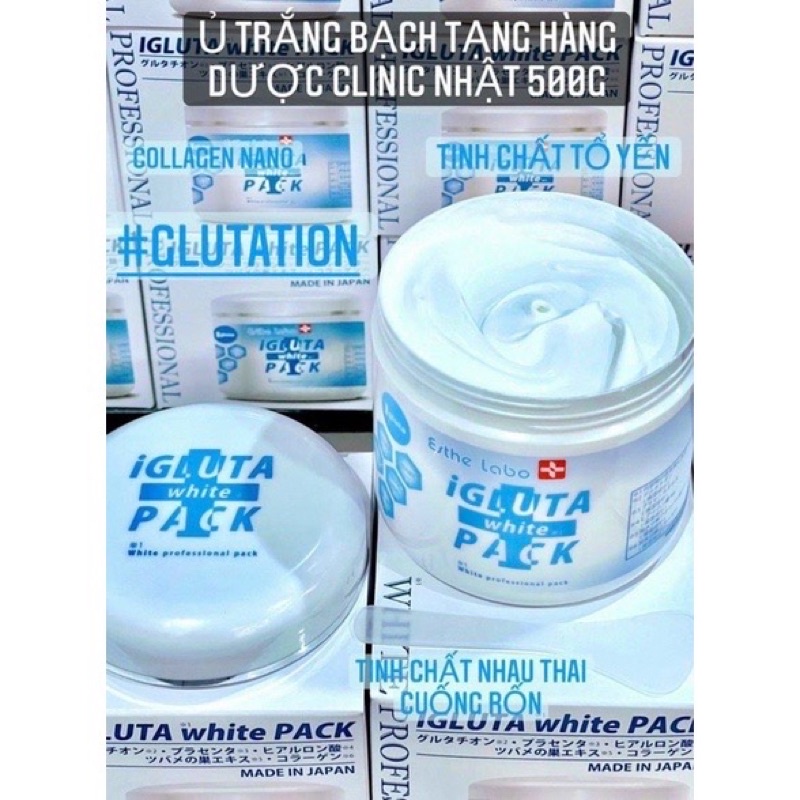 Ủ TRẮNG BẠCH TẠNG IGLUTA WHITE PACK NHẬT BẢN