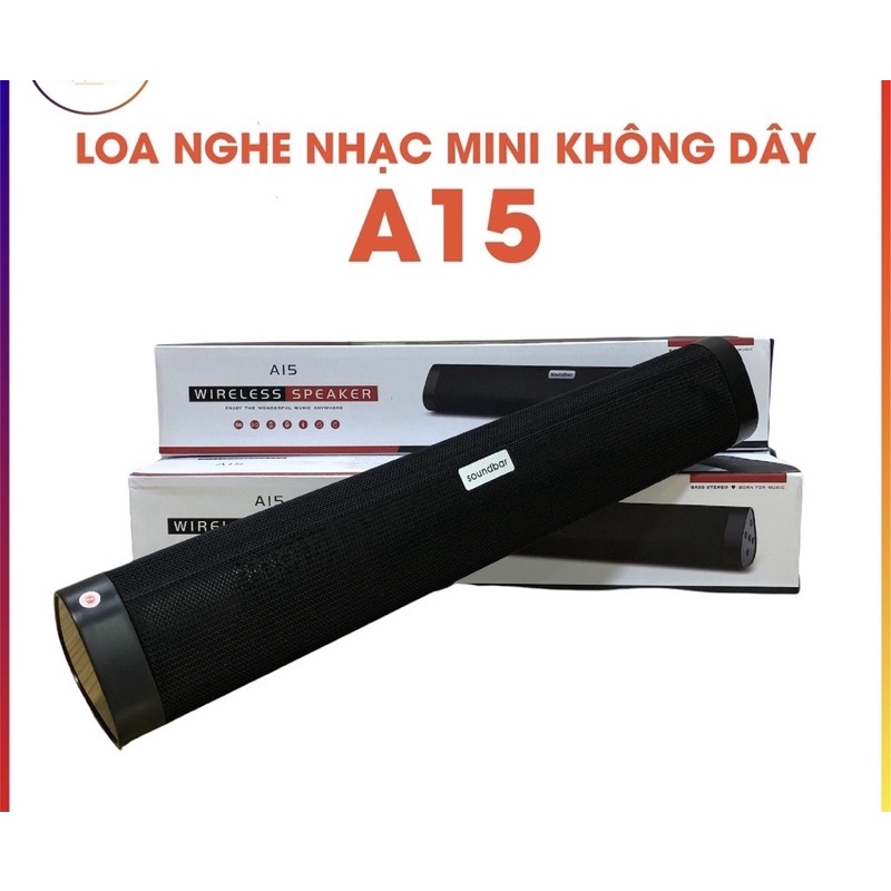 Loa bluetooth không dây A15 soundbar dài 40cm