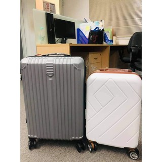 Vali du lịch tiện lợi size 20 màu trắng