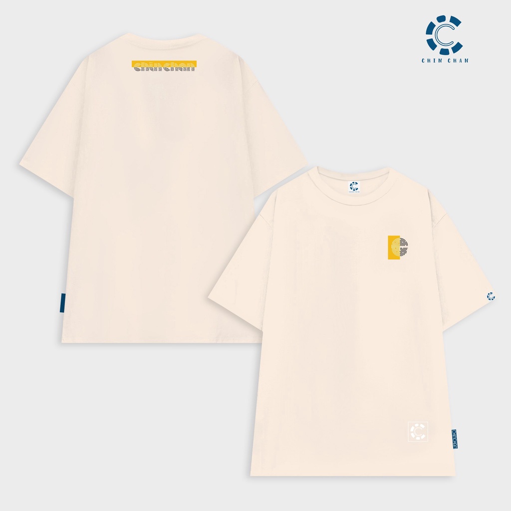 Áo thun Chinchan - Fingerprint Tee 5 Màu Form rộng tay lỡ unisex nam nữ
