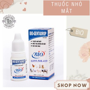 Nhỏ mắt Bio ngăn chảy nước mắt đỏ mắt ghèn mắt cho chó mèo - OmonPet