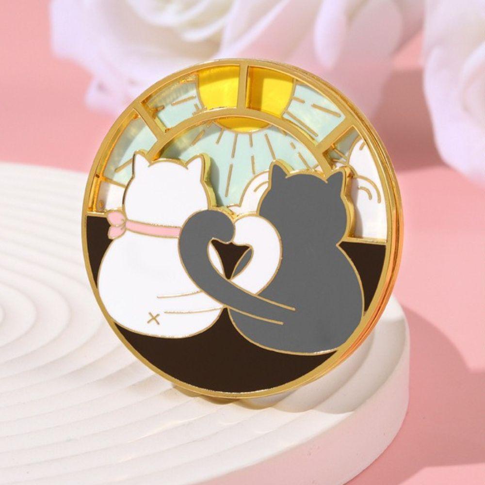 Ghim Cài Áo Hình Mèo Dễ Thương Sáng Tạo Thời Trang Hàn Quốc