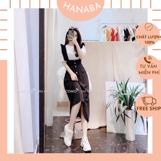 Set đầm yếm dài bigsize 55-90kg