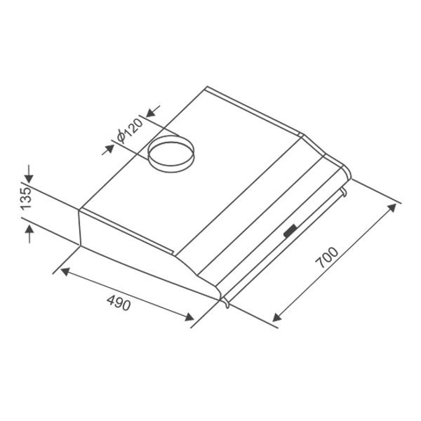 Máy hút mùi cổ điển Canzy CZ 70WR-70cm, Bảo Hành Chính Hãng 36 tháng