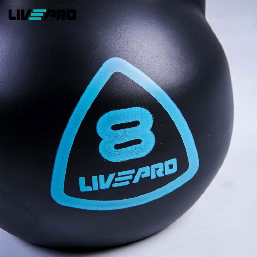 Tạ ấm, tạ bình vôi 4KG tập tay mông dụng cụ tập gym tại nhà các loại Livepro chính hãng Kettlebell