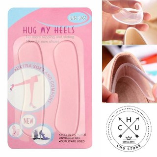 (Bán Buôn Sỉ) 2 Miếng Lót Gót Giày Nữ Silicon Chống Nhấc Gót Giầy, Đau Chân, Lót Gót Chân Silicon – Chustore Rẻ Vô Địch