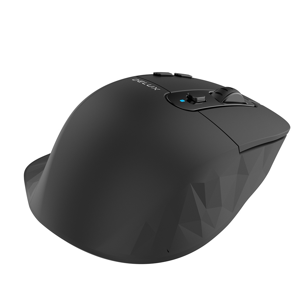 Chuột Chơi Game Không Dây Delux M912DB Màn Hình LED 2.4G