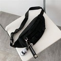 Túi Đeo Chéo Ngực Vải Canvas Kiểu Harajuku Cá Tính Cho Nữ