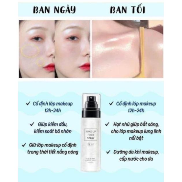 Xịt Khóa Nền Trang Điểm Star Flash Make Up Spray - Dành Cho Tín Đồ Làm Đẹp Trang Điểm | BigBuy360 - bigbuy360.vn