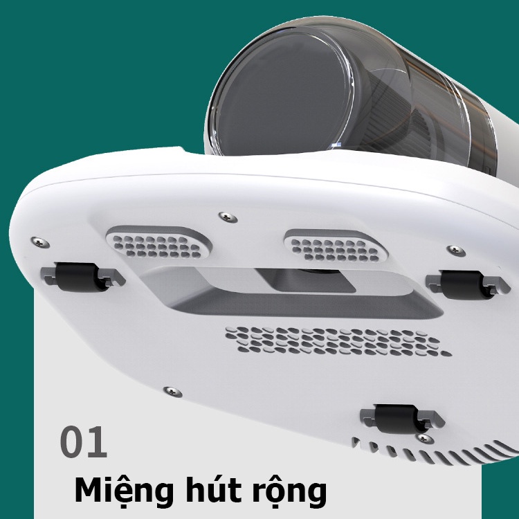 Máy Hút Bụi Chăn Ga Giường Đệm Sopha Máy Hút Bụi Cầm Tay Có Tia UV Diệt Khuẩn Hút Sạch Mọi Bụi Mịn