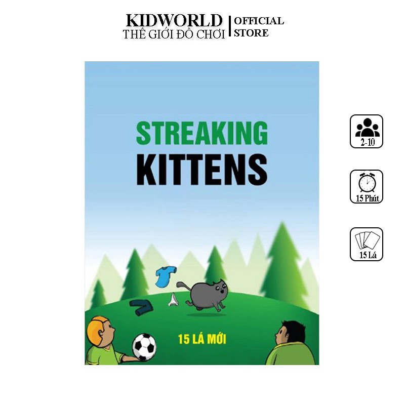 Trò chơi mèo nổ mở rộng #5, exploding kittens expansion streaking kittens