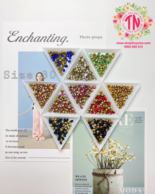 Đá chân nhọn, đá tiệp chân vàng đủ màu, đủ size