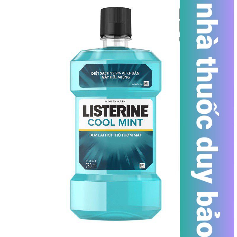 XÚC MIỆNG LISTERINE 750ML