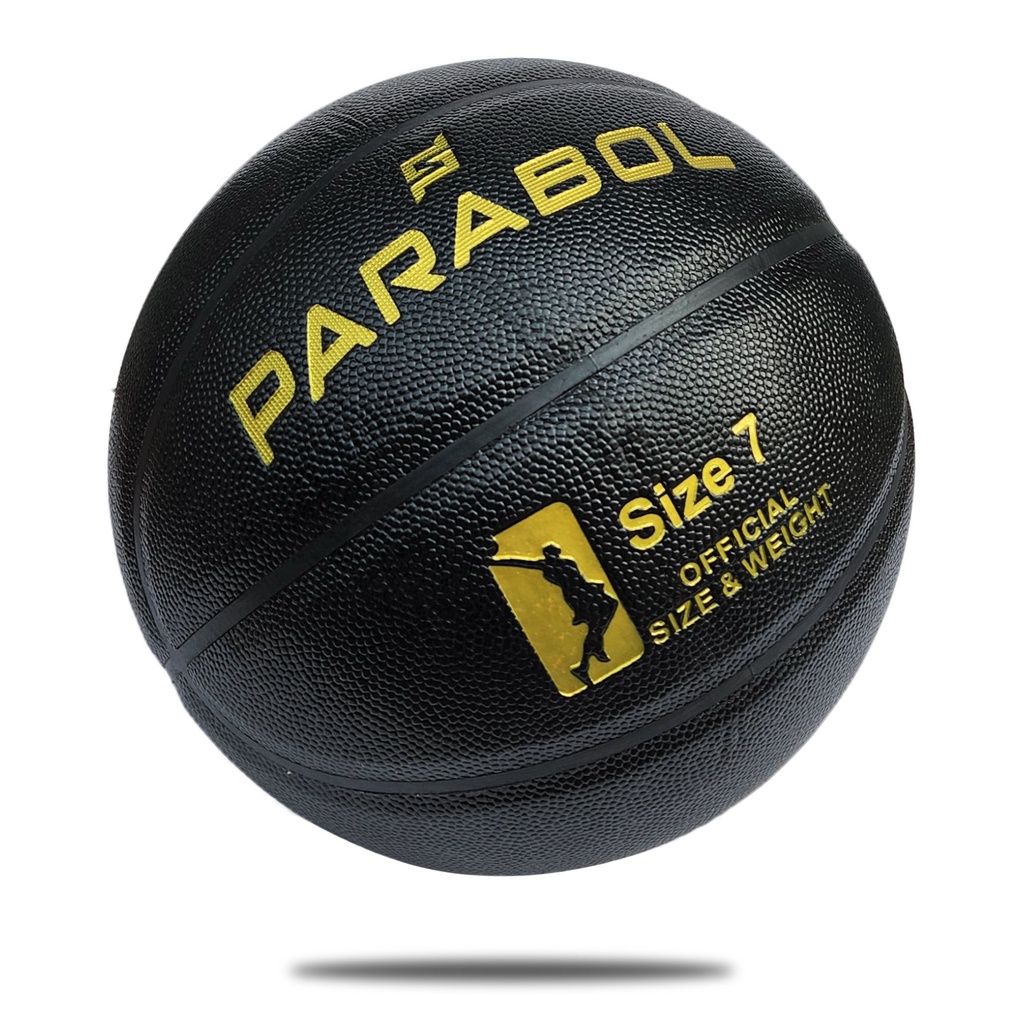 Bóng rổ da - Parabol Gold.ver - size 7 - Tặng Kim bơm + Túi lưới