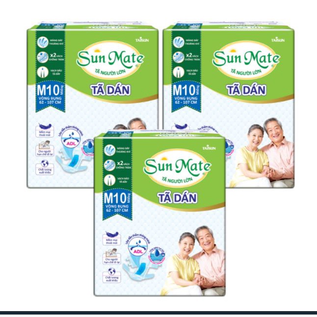 Combo 3 tã dán người lớn Sunmate M10