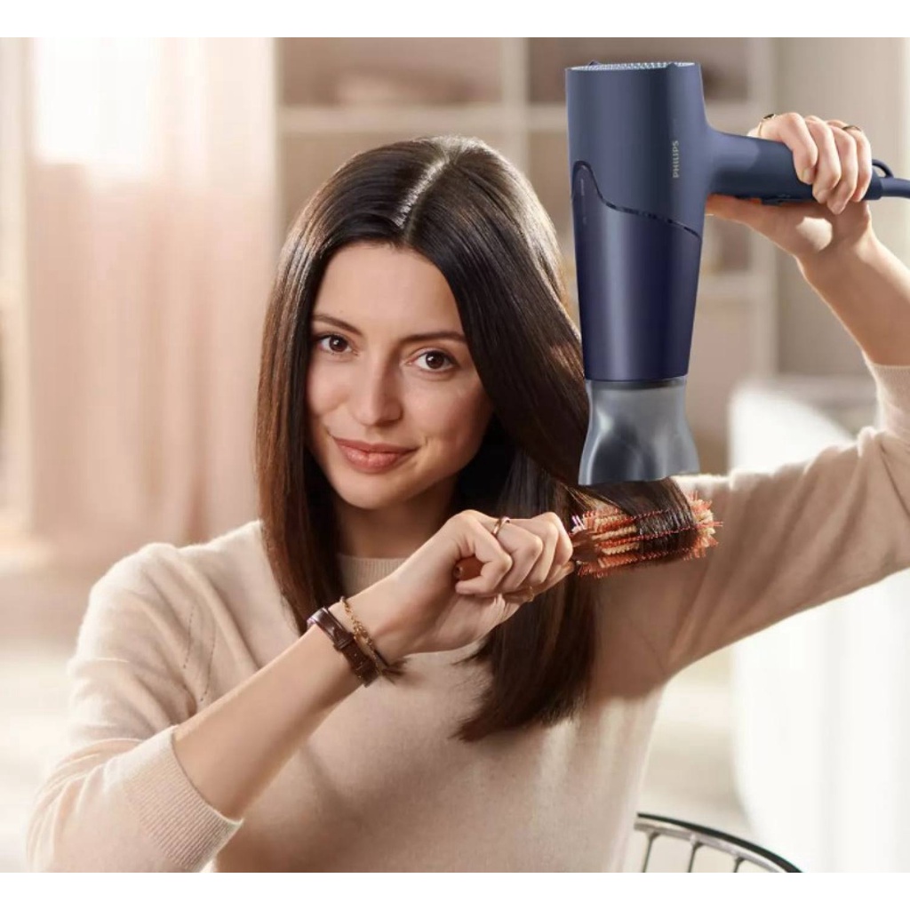 Máy sấy tóc Philips BHD510/00- 2300W Công nghệ ThermoShield , Hàng Chính Hãng - BH 2 Năm