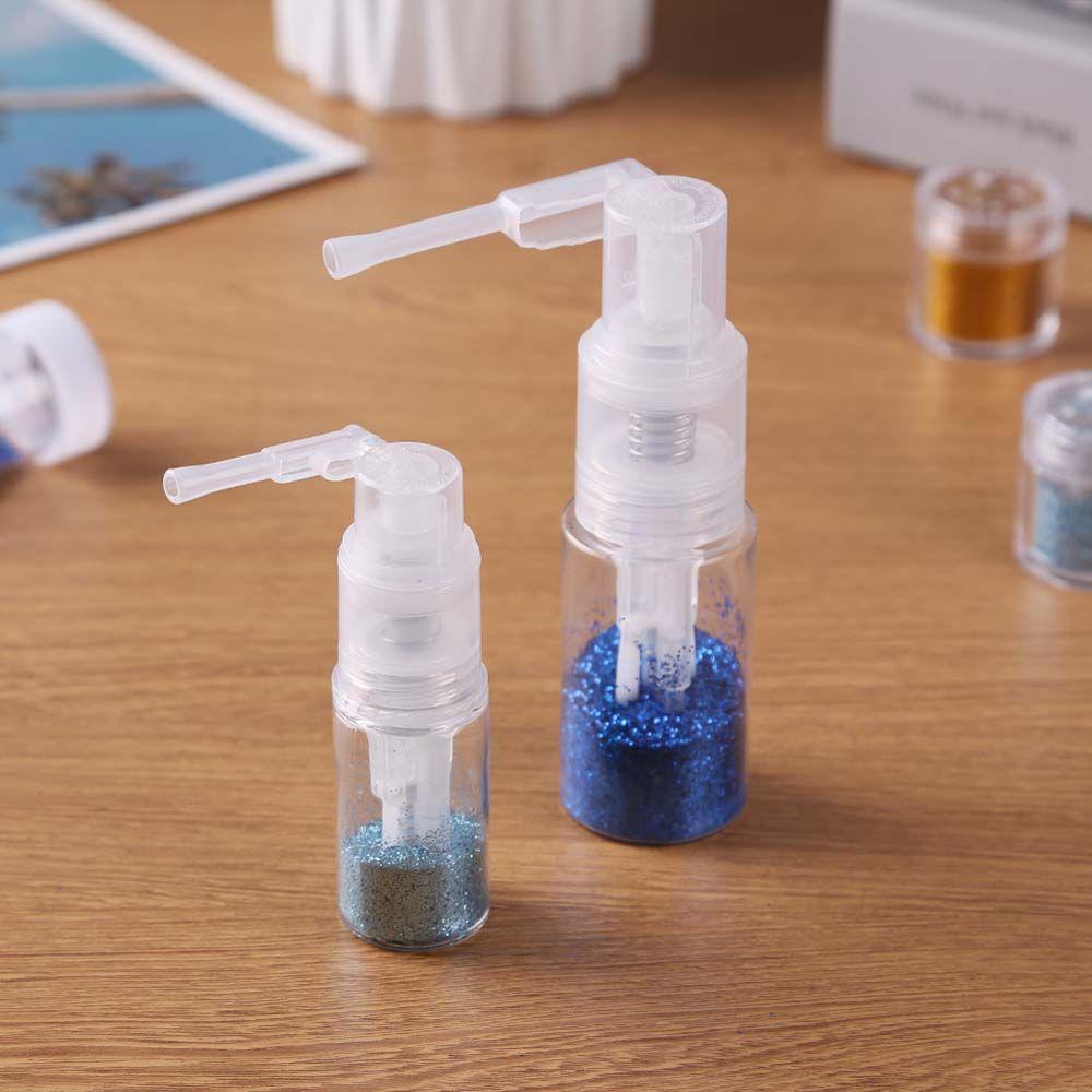 Bình Xịt Phấn Trang Điểm Bằng Nhựa Trong Suốt Kèm Vòi Khóa Tiện Dụng