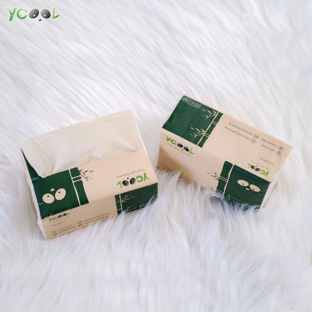 THÙNG 30 GÓI GIẤY ĂN GẤU TRÚC BAMBOO/THÙNG 30 GÓI GIẤY ĂN GẤU TRÚC YCOOL