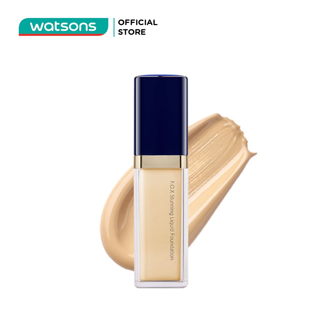 Kem Nền F.O.X Stunning Liquid Foundation SPF 30++ Dưỡng Ẩm Làm Sáng Da 30ml .#01 Snow White