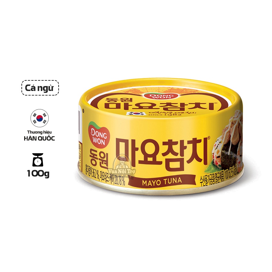 Cá ngừ hộp Dongwon sốt Mayonnaise hộp 100g