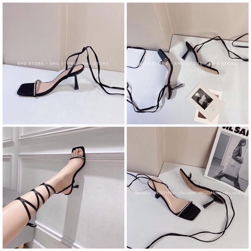 Gót nhọn 7p quai nhang đơn giản sang trọng có bigsize 35-44