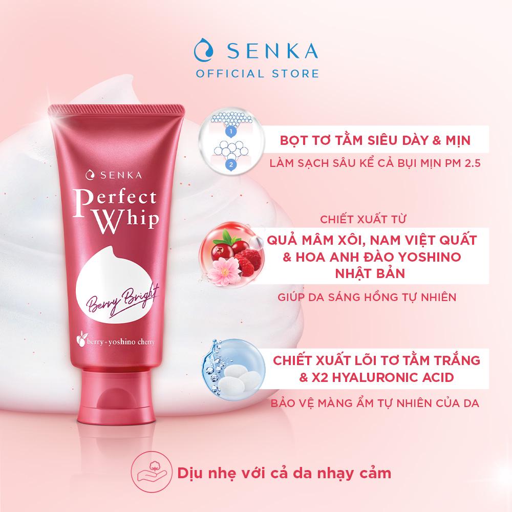 Bộ đôi làm sạch Dưỡng trắng - Sáng hồng (Tẩy trang white 230ml + Sữa rữa mặt Berry Bright 100g) | BigBuy360 - bigbuy360.vn