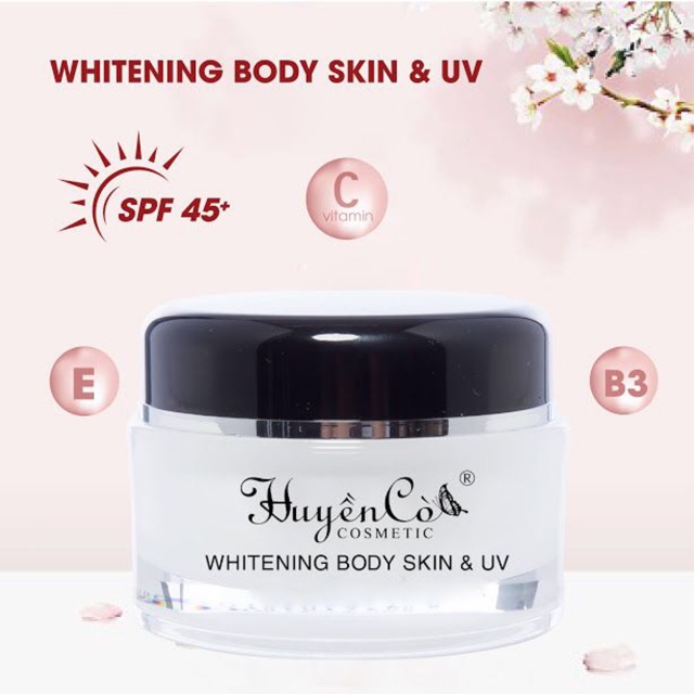 WHITENING BODY SKIN &amp; UV (KEM BODY NGÀY HUYỀN CÒ)