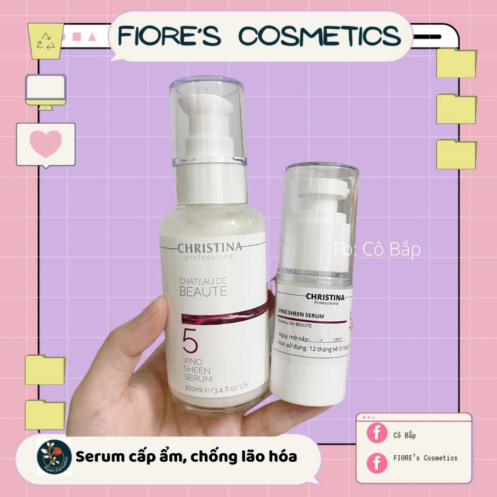 Serum chống lão hóa Christina Vino Sheen Serum