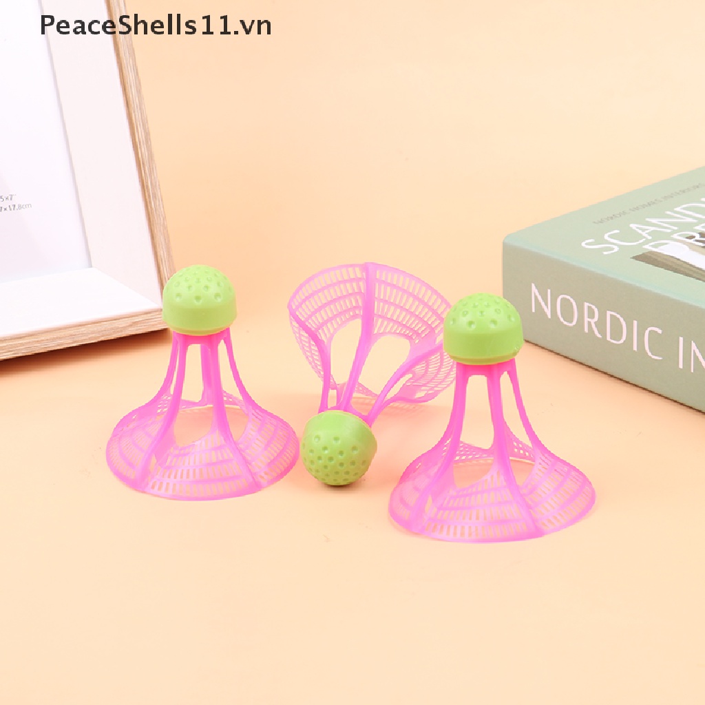 Bộ 3 Quả Cầu Lông Nhựa Nylon Chống Gió