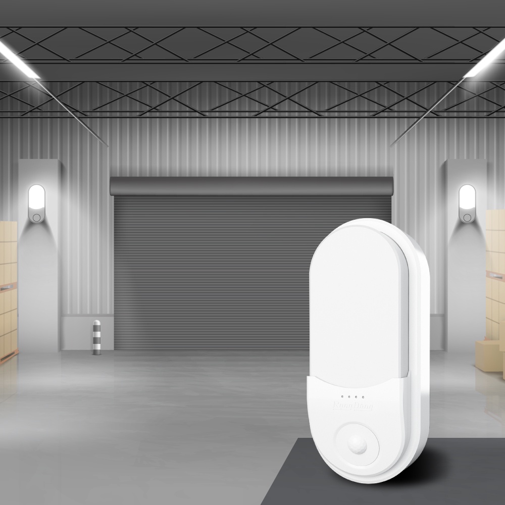 Đèn ốp tường cảm biến tự động bật tắt khi có người, Đèn led gắn tường Rạng Đông Model: GT16.PIR 220x100/15W