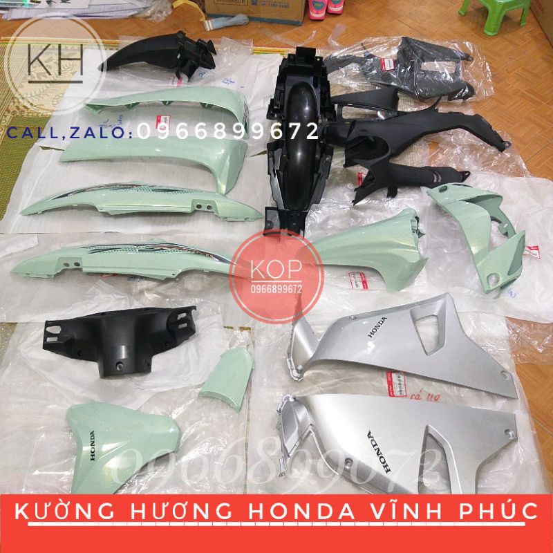 Dàn áo xe wave anpha 110 / đời 2017 chính hãng ( có 6 mầu tùy chọn) (-10%)