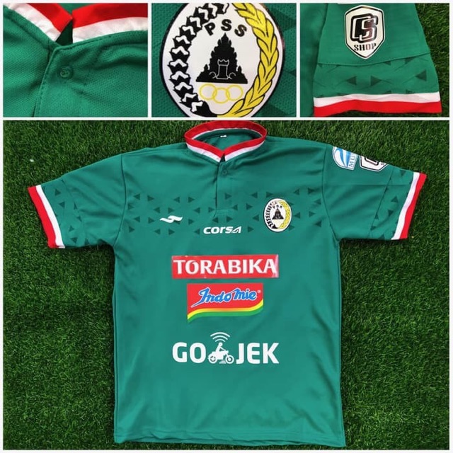 Áo Thun Tay Ngắn In Chữ Pss Sleeman Home Green Gojek Traveloka League 1 2 2018 2019 Grade Ori