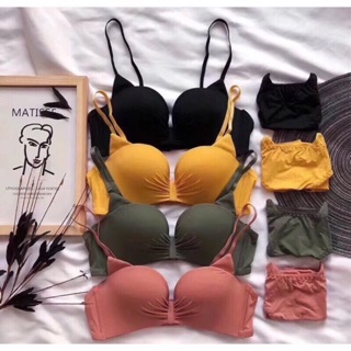 Set Bộ Đồ Lót Tai Mèo Su ôm ngực