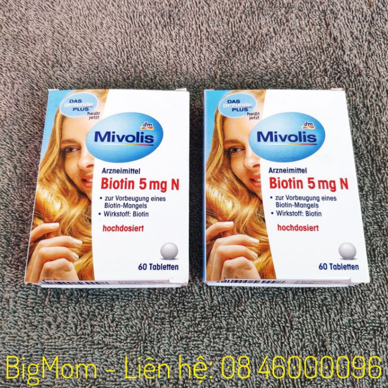 Viên uống Mivolis hỗ trợ mọc tóc Đức