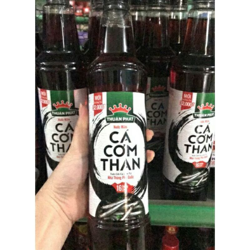 nước mắm cá cơm than thuận phát chai 490ml/740ml