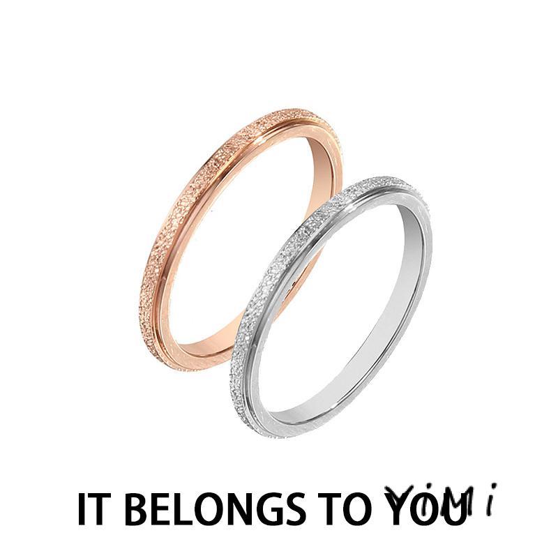 Nhẫn Đôi Mạ Vàng 18K Thời Trang Chống Gỉ