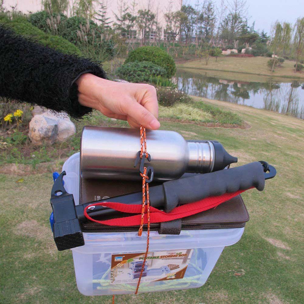 Móc Khóa Dây Lều Trại Hình Số 9 Bằng Hợp Kim Nhôm