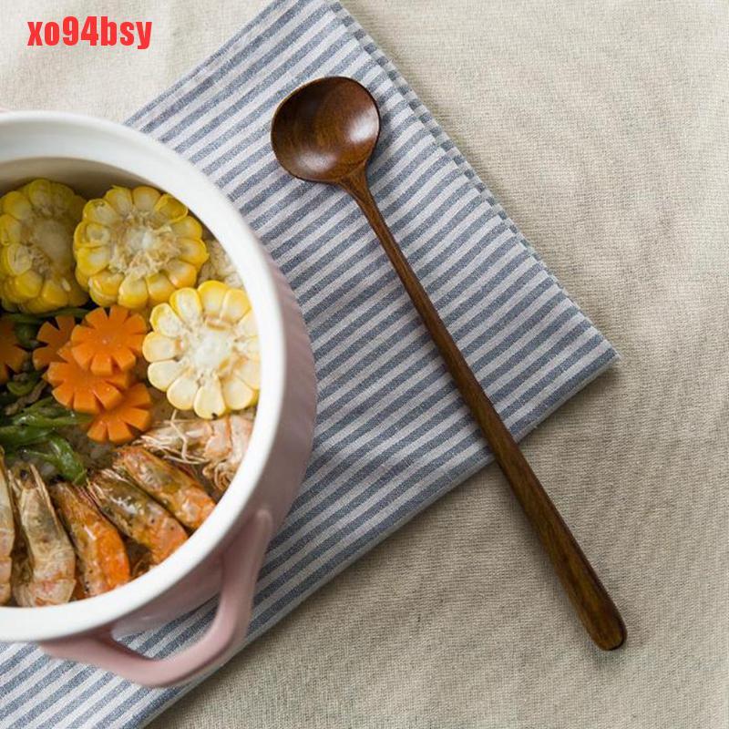 1 Muỗng Gỗ Cán Dài Hình Tròn 94bsy